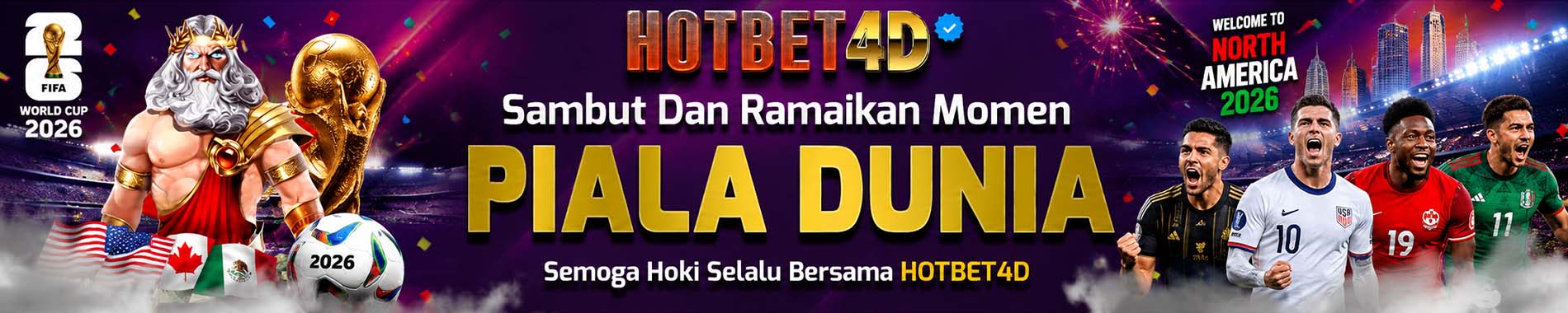 Hotbet4d | Banner Bola Piala Dunia 2026